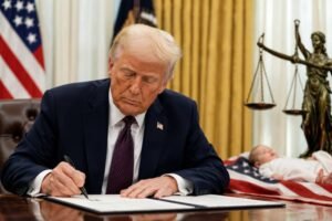 Trump firma nuevas órdenes ejecutivas para limitar la ciudadanía por nacimiento en EE. UU.